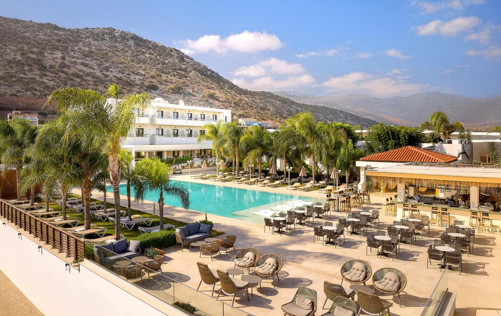 Kyknos Beach Hotel & Bungalows Малиа Екстериор снимка