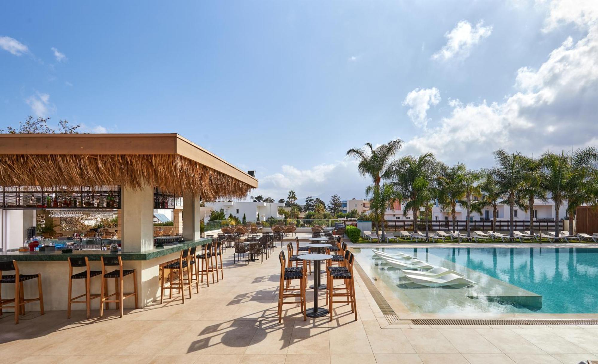 Kyknos Beach Hotel & Bungalows Малиа Екстериор снимка